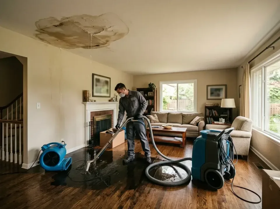attic-pipe-burst-ceiling-drip-008 — frequently asked questions, Water Damage Restoration & Carpet Care in Georgetown, IL